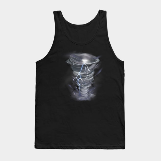 Tornado Storm Chaser Tank Top by Happy Art Designs